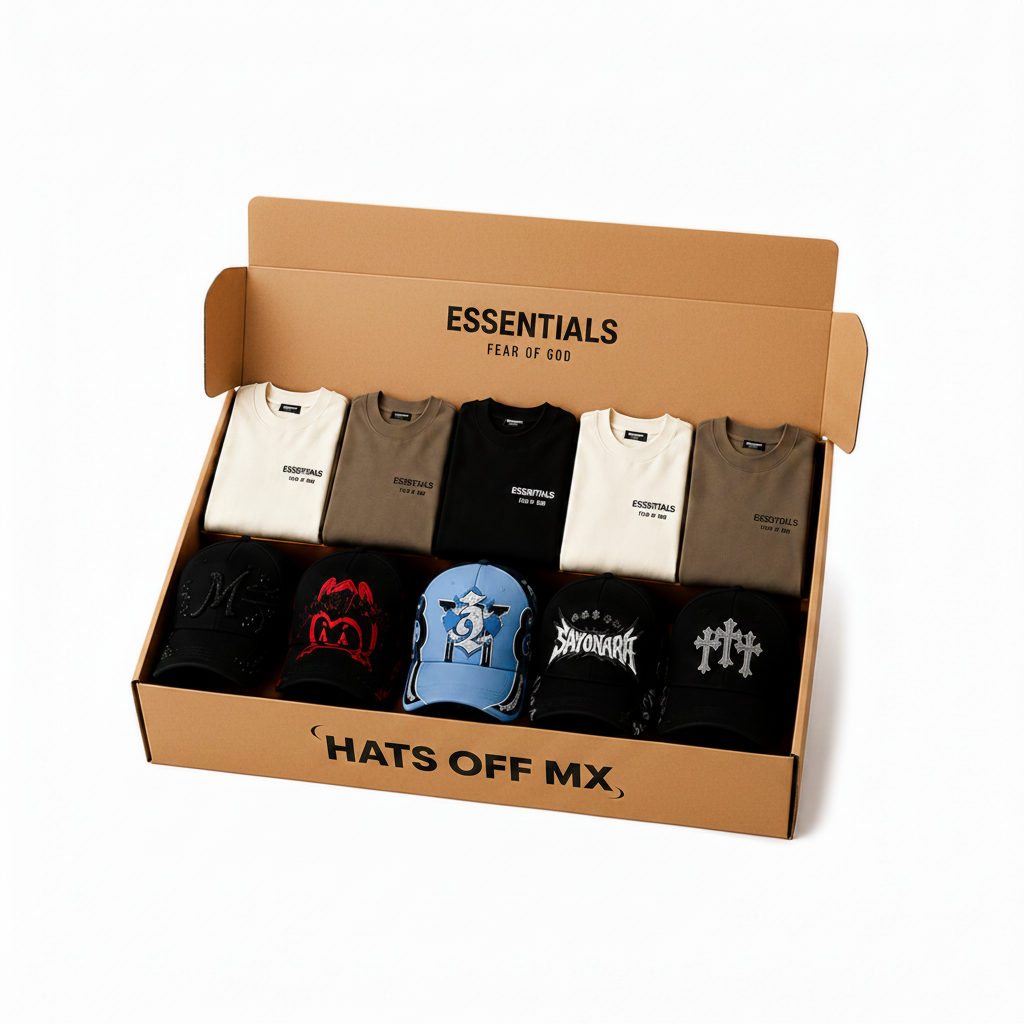 LOTE 5 Gorras + 5 ESSENTIALS
