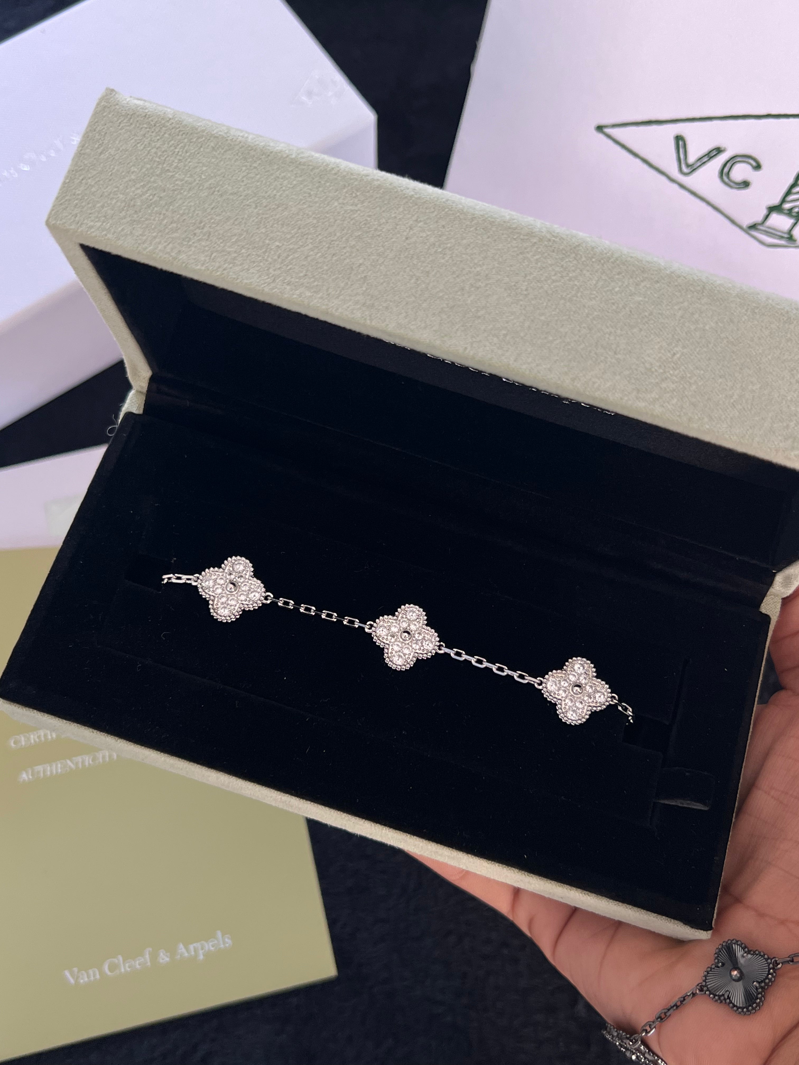 PULSO VCA PLATA | DIAMANTE