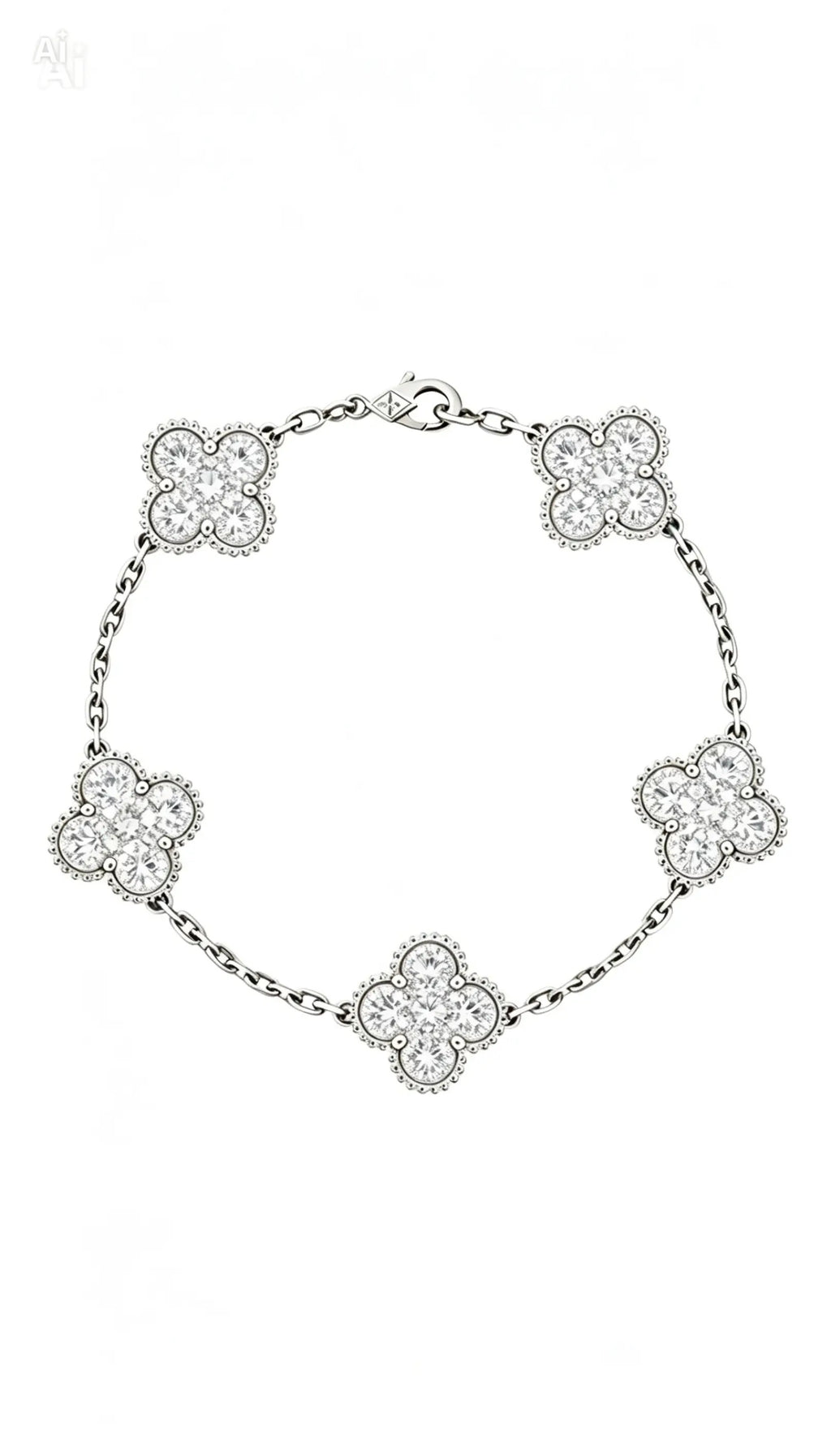 PULSO VCA PLATA | DIAMANTE